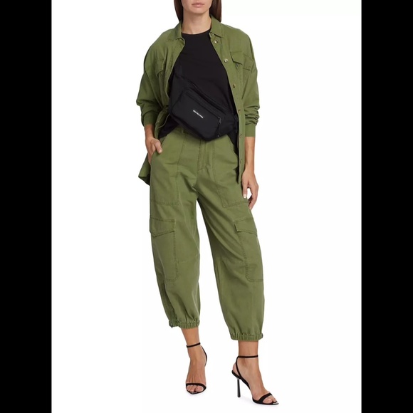 NWOT ATM Anthony Thomas Melillo Ripstop Cotton Cargo Field Jacket Green Size M/L - Picture 3 of 15